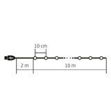 Home Dekorativna rasvjeta, micro LED svjetlosni niz - ML 112 RGB | shoptok.hr