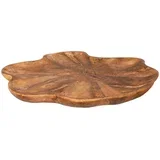 za voće JEPARA Teak smeđa Ø 40 cm Masivna tikovina
