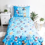 Jerry Fabrics Svetlo modra otroška bombažna posteljnina Paw Patrol, 140 x 200 cm | Shoptok.si