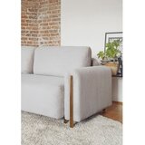 ELTAP Siva raztegljiva/s prostorom za shranjevanje sedežna garnitura iz rebrastega žameta 244 cm Arcadova – | Shoptok.si
