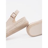 GOODIN Beige sandals with leather insole | Shoptok.si