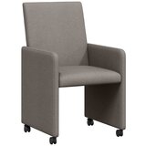  Blagovačke stolice s kotačima 2 pcs Sivo-smeđa 57 x 66 x 94 cm | Eponuda.ba