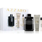 Azzaro The Most Wanted darilni set parfumska voda 100 ml + parfumska voda 10 ml + gel za prhanje Wanted 75 ml za moške Cene