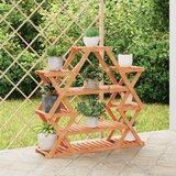 vidaXL Stojalo za rastline 110x25x105 cm trden les jelke Cene