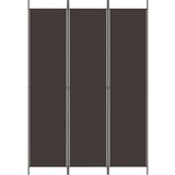 Sobna pregrada s 3 panela smeđa 150x220 cm od tkanine | shoptok.hr