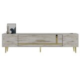 Hanah home tv polica Dekop1 ephesus marble gold