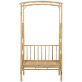  Vrtni luk s klupom Prirodna 115 x 50 x 205 cm Bambus | shoptok.hr