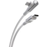 Scosche StrikeLine™ usb-c® na pravokotni Lightning® kabel, 1,2 m, beli, (21166495) Cene