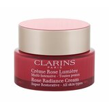 Clarins Rose Radiance posvetlitvena dnevna krema za obraz 50 ml za ženske Cene