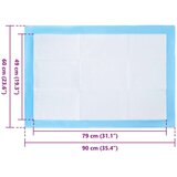  Netkano blago za pasjo trening blazino 50 pcs 90 x 60 cm, (5000240556) | Shoptok.si