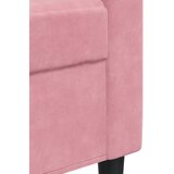  3-dijelni set sofa s jastucima ružičasti baršunasti | shoptok.hr