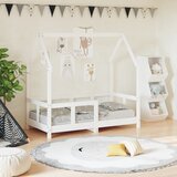 Maison Chic Otroški posteljni okvir - Otroški ležaj bel 70x140 cm trdna borovina-J2813, (21794356) | Shoptok.si