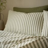 Pineapple Elephant Zelena 3-delna posteljnina za zakonsko posteljo/podaljšana 230x220 cm Cotton Rich Woven Stripe – | Shoptok.si