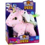 Unicorn Plush Sleeping Animal Lullaby Pink With Stars Set | shoptok.hr