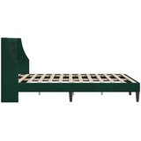  Krevetna konstrukcija Tamnozelena 120 x 190 cm Baršun | shoptok.hr