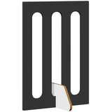  Zložljiva ograda za hišne ljubljenčke 4 pcs Črni Hrast, (5000232782) | Shoptok.si