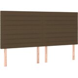  Krevet s oprugama i madracem tamnosmeđi 180x200 cm tkanina Slike