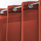 Douceur d intérieur Prosojna zavesa v barvi terakote 140x280 cm Telma – | Shoptok.si