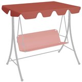 vidaXL Streha za vrtno gugalnico terakota 188/168x110/145 cm Cene