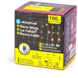Aigostar LED spoljni božićni niz 100xLED/8 funkcija 8x0,4m IP44 topla bela | Eponuda.com