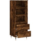  Visoka komoda boja hrasta 40x36x110 cm od konstruiranog drva | Eponuda.com