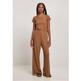 Urban Classics Women's jumpsuit with wide legs in dark taupe design Cene