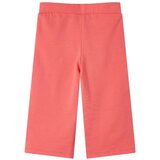  Dječje hlače sa širokim nogavicama koraljne boje 116 | shoptok.hr