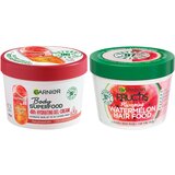 Garnier body superfood krema za telo watermelon 380ml + fructis hair food maska za kosu watermelon 390ml Cene
