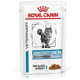 Royal Canin Veterinary Feline Sensitivity Control piščanec & riž v omaki - 12 x 85 g | shoptok.hr