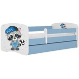 HAPPYKIDS Dječji krevet Dreamy rakun 140x70 bez madraca s ladicom Plava | shoptok.hr