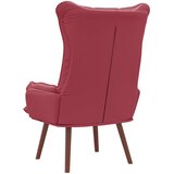  Fotelja Vinska crvena 69 x 74 x 93 cm Umjetna koža | shoptok.hr