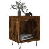 vidaXL Nočna omarica 2 kosa dimljen hrast 40x35x50 cm inženirski les | Shoptok.si