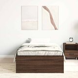  Okvir kreveta boja smeđeg hrasta 90 x 200 cm | shoptok.hr