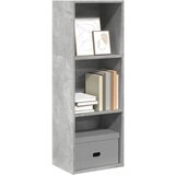 vidaXL Knjižna omara betonsko siva 40x30x114 cm inženirski les Cene