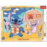 Trefl Disney Stitch na plaži 25-delna sestavljanka z okvirjem - Cene