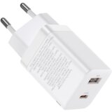 Baseus adapter hišni polnilec super-si pro qc vhod type c in type a (eu blister) - bel Cene