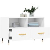 TV ormarić bijeli 80 x 36 x 50 cm od konstruiranog drva | shoptok.hr