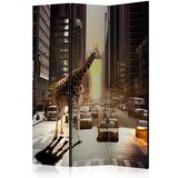  Paravan u 3 dijela - Giraffe in the Big City [Room Dividers] 135x172 | shoptok.hr