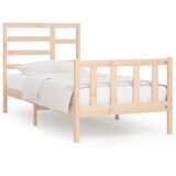 Furnova Posteljni okvir brez vzmetnice 90x200 cm trdna borovina, (21941104) | Shoptok.si