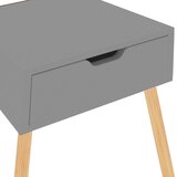 vidaXL Nočna omarica 2 kosa siva 40x40x56 cm iverna plošča | Shoptok.si