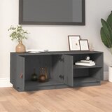 TV ormarić sivi 105 x 34 x 40 cm od masivne borovine | Eponuda.com