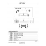 Konus shimano for front hub alloy lqf M9X104 black Y23104000 shimano | ePonuda.com