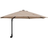  Vrtni suncobran Sivo-smeđa 248 x 248 x 148 cm Poliester i čelik | Eponuda.com