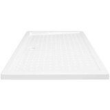 vidaXL Podloga za tuširanje s točkicama bijela 80 x 120 x 4 cm ABS | shoptok.hr