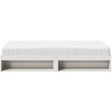  Dnevni krevet s madracem bijeli 100x200 cm puno drvo bor | shoptok.hr