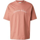 Calvin Klein Jeans Majica korala / bela | Shoptok.si