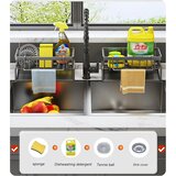 VIWAVEE 2x organizator za kuhinjsko korito z odcejalnikom | Shoptok.si