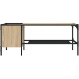  Stolić za kavu sa stalkom boja hrasta 100x51x40 cm | shoptok.hr