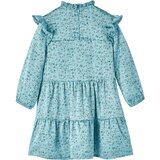  Dječja haljina s dugim rukavima plava 128 | shoptok.hr
