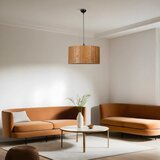 Opviq bambu 01 abajurlu tekli Sarkıt avize walnutblack chandelier Cene